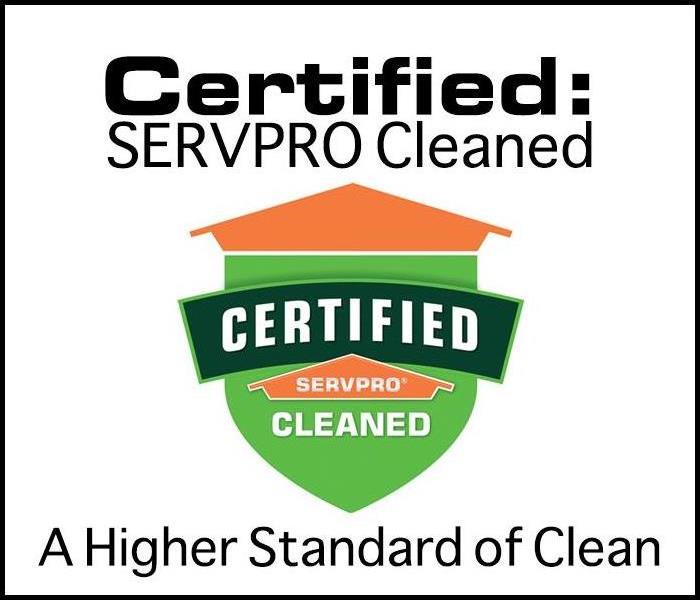 Certified: Cleaned SERVPRO